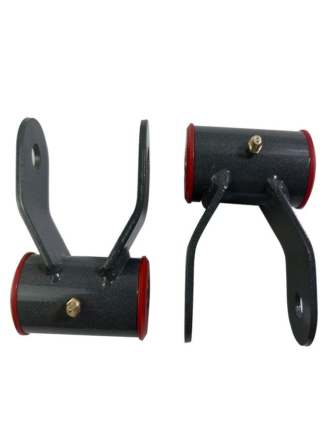 BST BSSP 2" Rear Drop shackles Shackle Kit Compatible with 2002 2003 2004 2005 2006 2007 2008 Dodge Ram 1500 4WD Lowering Shackles Drop Shackles Hangers - Image 1
