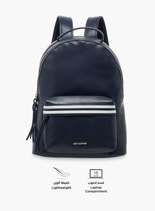 Lee Cooper Solid School Backpack with Adjustable Straps and Zip Closure - 32x16x41 cm  - Image 4