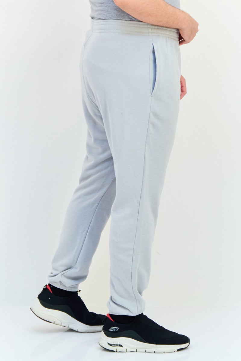 Reebok Men Sportswear Fit Outdoor Sweatpants, Light Grey  - Image 2