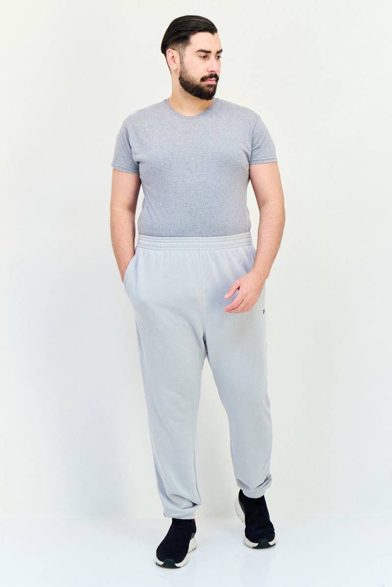 Reebok Men Sportswear Fit Outdoor Sweatpants, Light Grey  - Image 4