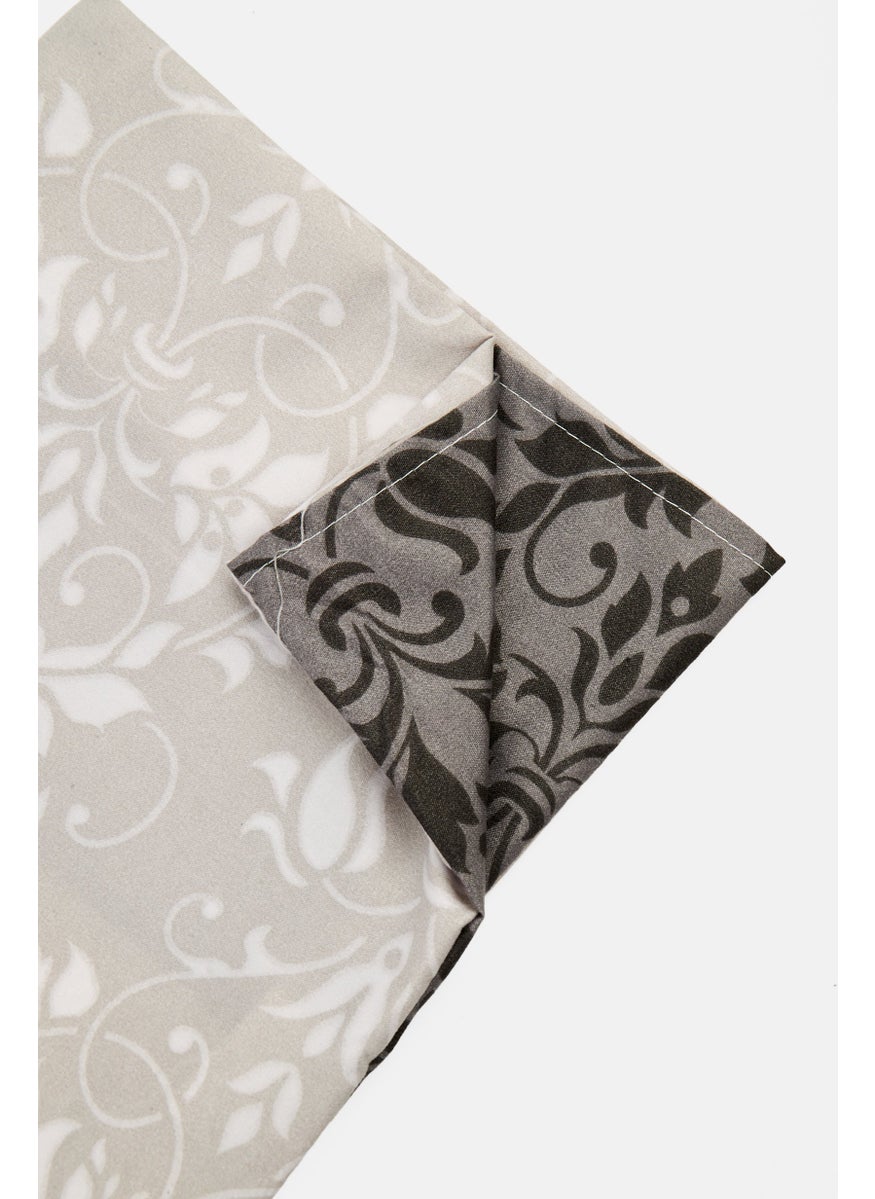 Bebe Home Microfiber Soft and Rich Allover Print 3 Pcs Bedsheet Set, Multicolor  - Image 3