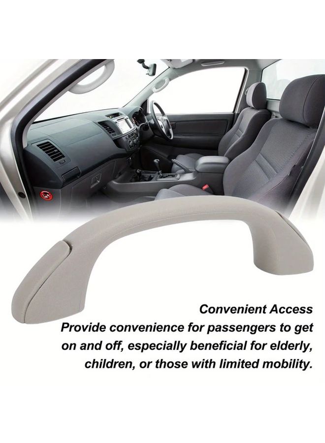 Beige Plastic Roof Handle For Hilux 2005 2015 OEM Replacement Wear Resistant - Image 2