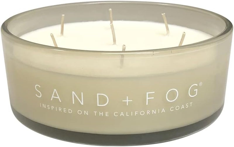 Sand + Fog Scented Candle - Tropical Citrus Additional Scents and Sizes 100% Cotton Lead-Free Wick Luxury Air Freshening Jar Candles Perfect Home Decor for Your Cocktail Table 34 oz, Orange,Violet - Image 2