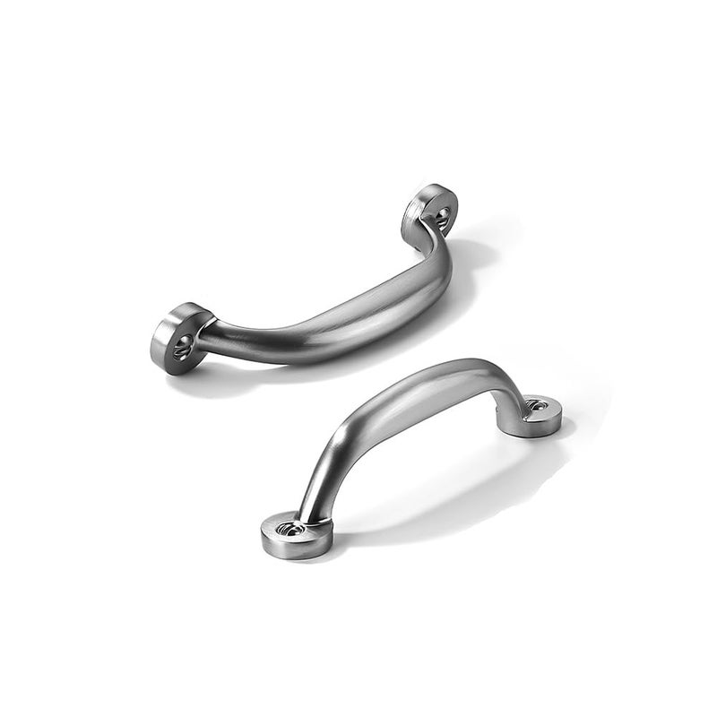 CABDM 10 Pack 3 inch Hole Center Brushed Satin Nickel Cabinet Pulls Heavy Duty Solid Drawer Hardware Handles Kitchen Vanity Bathroom Handles - Image 2