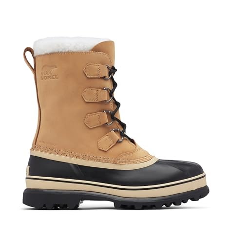 SOREL Men's Caribou Waterproof Boot - Buff - Size 12 - Image 2