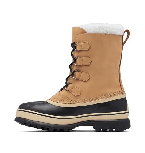 SOREL Men's Caribou Waterproof Boot - Buff - Size 12 - Image 4
