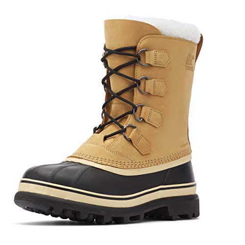SOREL Men's Caribou Waterproof Boot - Buff - Size 12 - Image 1