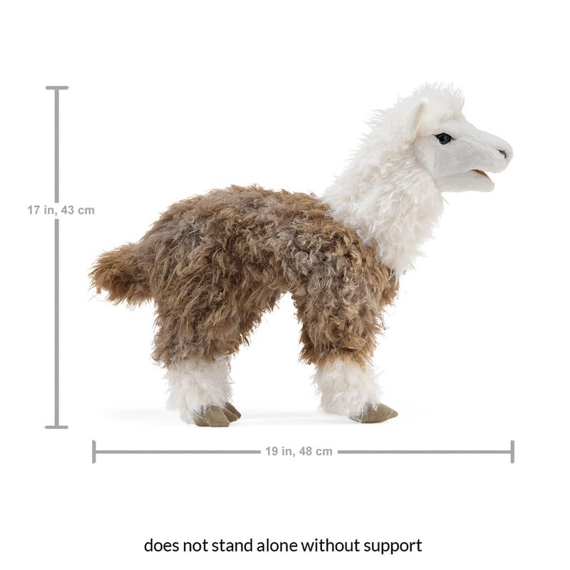 Folkmanis Alpaca Hand Puppet, White, 1 EA - Image 3
