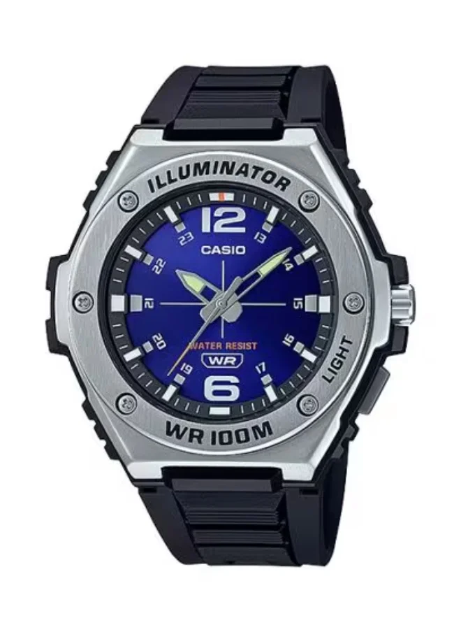 كاسيو Men's Resin Analog Watch MWA-100H-2AVDF - 49.6 mm
