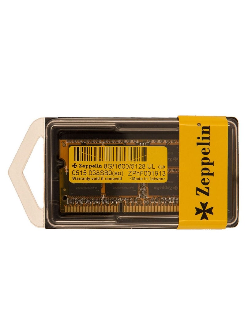 Zeppelin LAPTOP SODIMM  8GB PC1333MHz.  - Image 1
