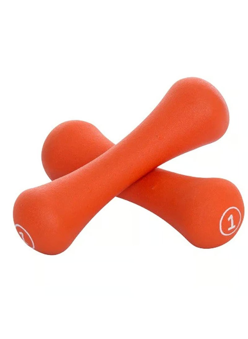 Liveup Dumbbell set of two pieces - 1 kg - Image 2