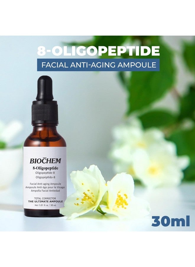 Biochem 8Oligopeptide Facial Antiaging Ampoule 1.01 Fl. Oz / 30 Ml Wrinkle Reduction & Skin Firming Ampoule For Hydrating & Lifting - Image 3