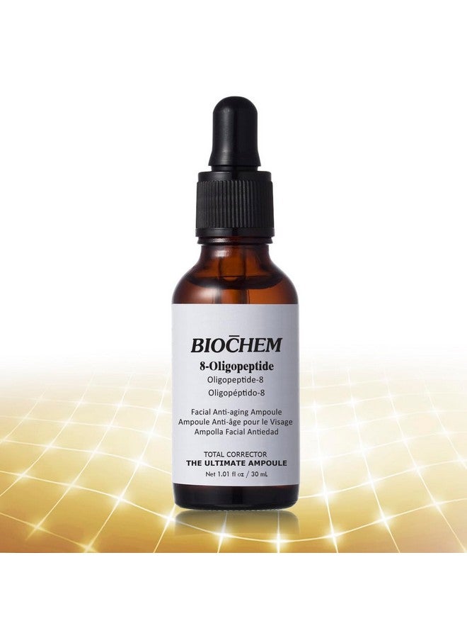 Biochem 8Oligopeptide Facial Antiaging Ampoule 1.01 Fl. Oz / 30 Ml Wrinkle Reduction & Skin Firming Ampoule For Hydrating & Lifting - Image 1