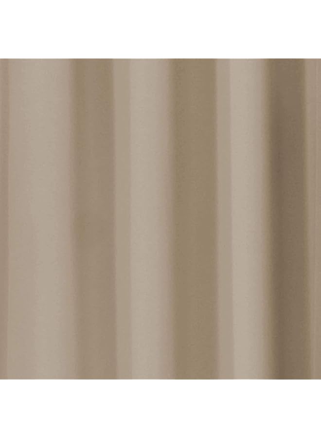 erorex Solid Thermapanel Modern Room Darkening Rod Pocket Window Curtain For Bedroom 1 Panel 54 In X 84 In Taupe - Image 1