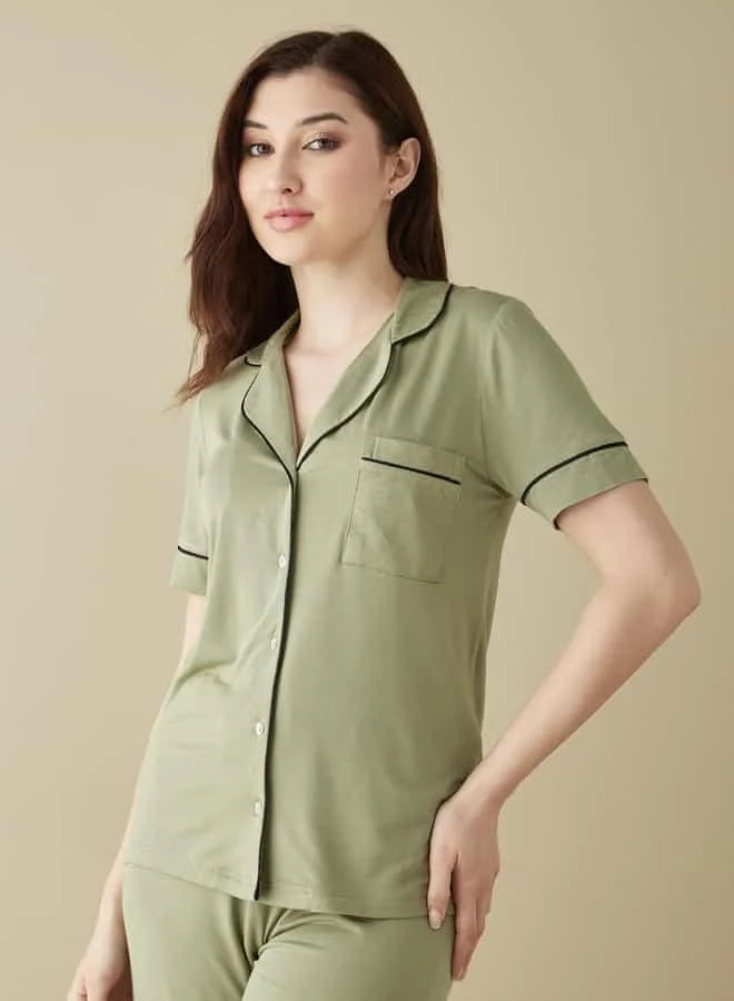 Splash FAV Short Sleeves Shirt and Pyjama Set