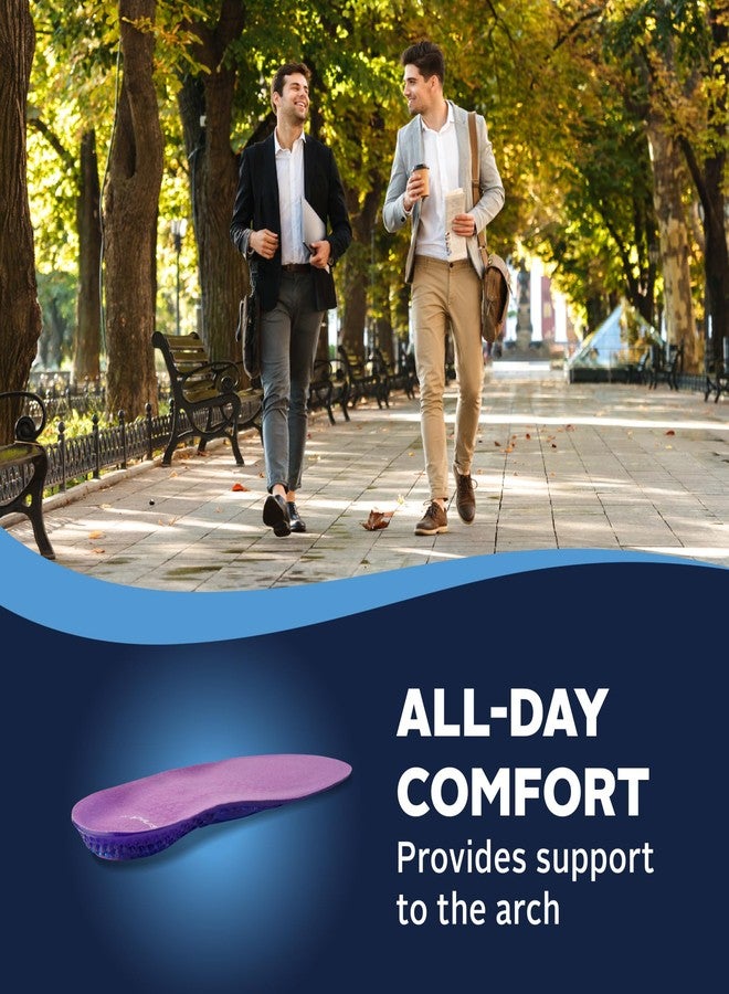 Airplus Gel Orthotic 3/4 Length Comfort and Stability Shoe Insoles for Men - Image 3