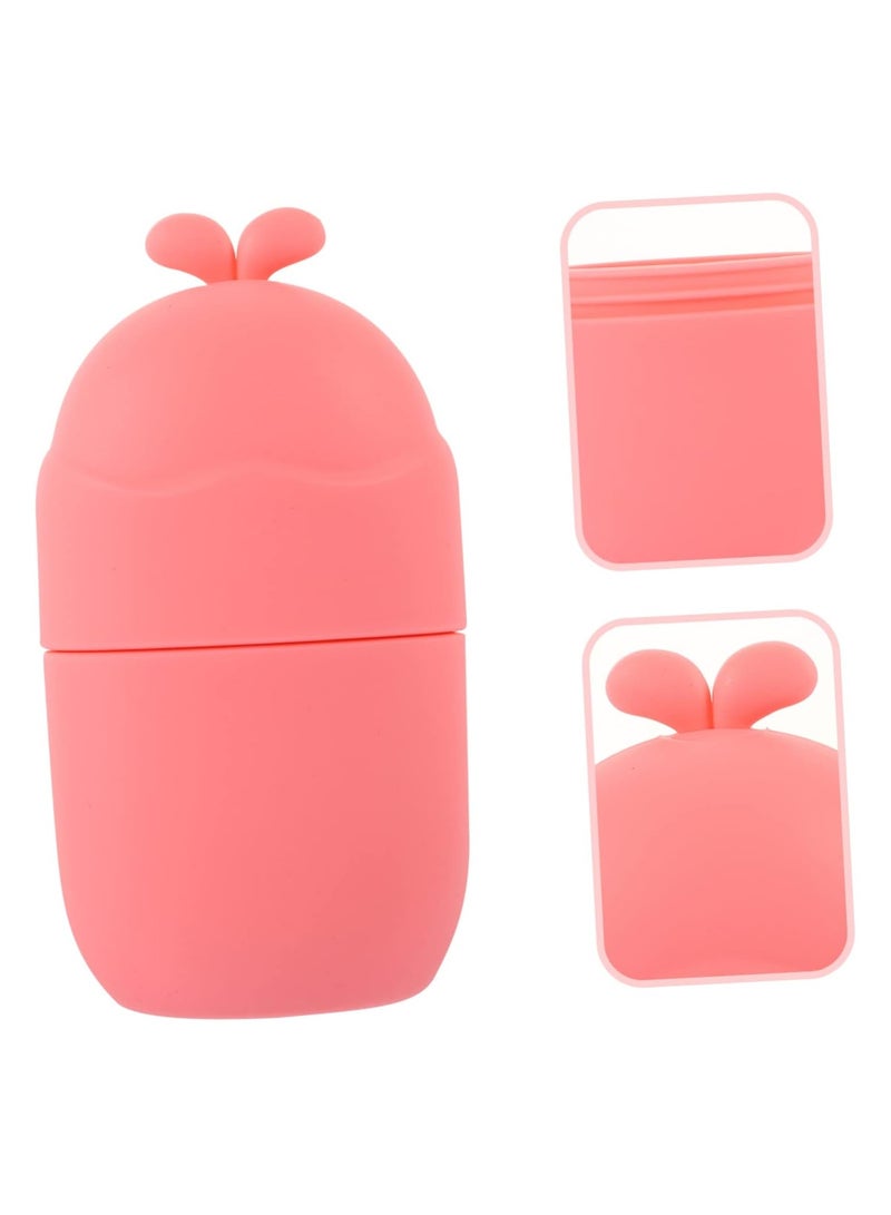 Ice Roller for Face, Beauty Facial Massage, Glow Cube for Face, Skin Care Tools for Eye Wrinkles, Ainkcne Puffiness Relief (Pink) - Image 2