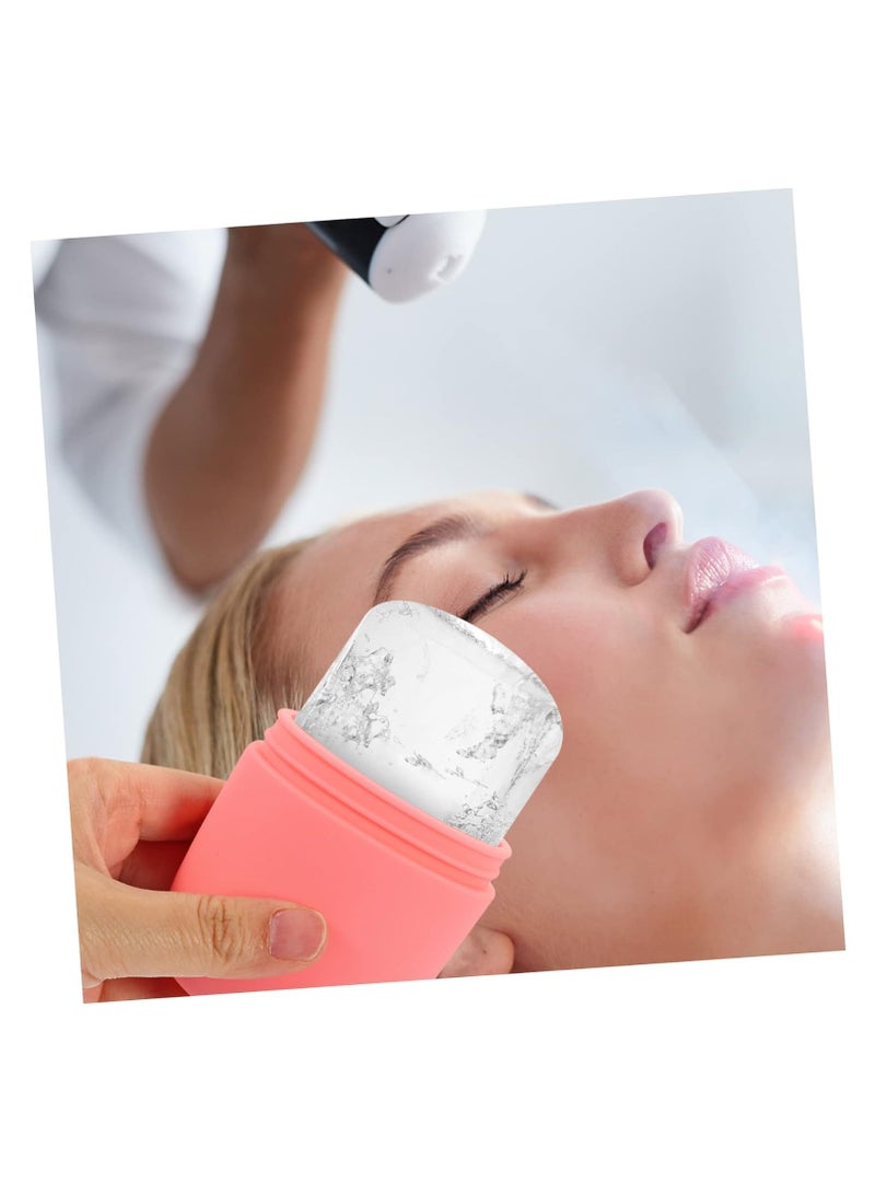 Ice Roller for Face, Beauty Facial Massage, Glow Cube for Face, Skin Care Tools for Eye Wrinkles, Ainkcne Puffiness Relief (Pink) - Image 3