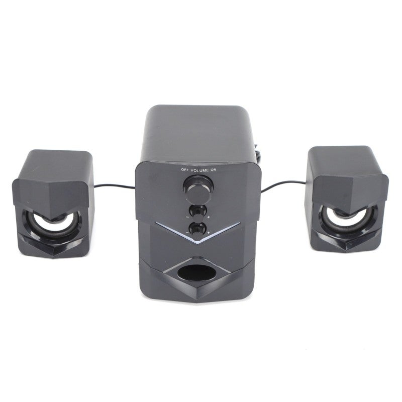 Wired Desktop Subwoofer 3W High-Power Output With 3-Inch Bass Speaker - Stereo Surround Sound Multimedia Computer Laptop Audio for Home Office - Image 4