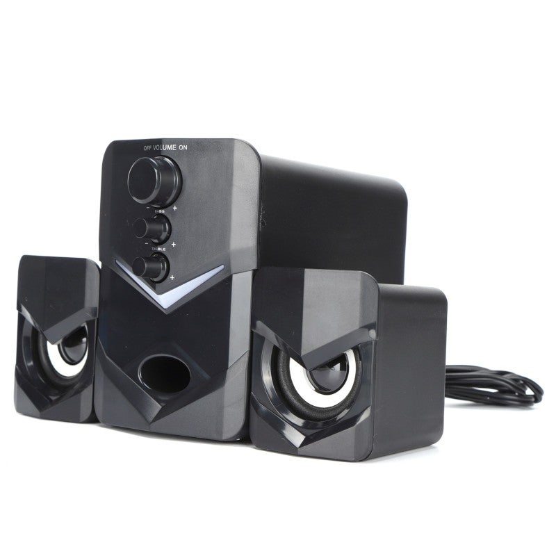 Wired Desktop Subwoofer 3W High-Power Output With 3-Inch Bass Speaker - Stereo Surround Sound Multimedia Computer Laptop Audio for Home Office - Image 5