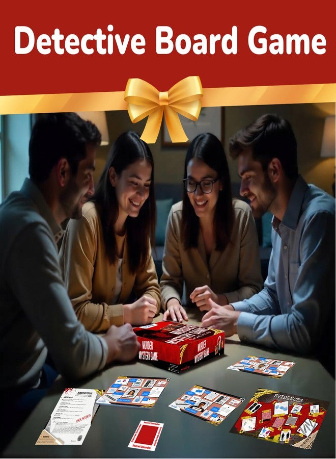 Curio21 Murder Mystery Board Game – The Last Innings | Unsolved Crime Cases | Investigation & Detective Game | Fun Party Game for Adults | 2–5 Players | Cricket Theme - Image 4