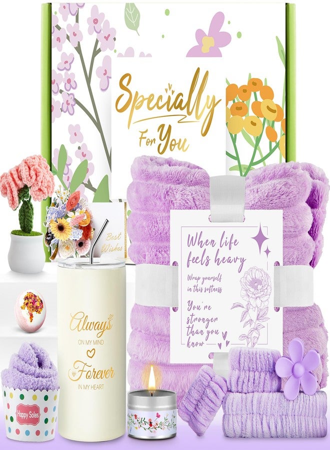 EVERMOW Birthday Gifts for Women, Care Package Get Well Soon Gift, Relaxing Spa Gift Baskets Unique Gifts for Women, Thinking of You Gifts Christmas Gift for Mom, Wife, Sister, Best Friend - Image 1
