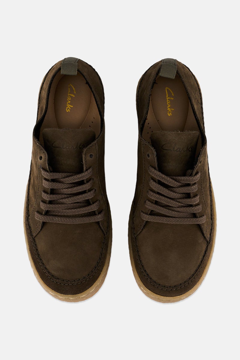 clarks Women Standard Lace Up Casual Shoes, Olive - Image 3