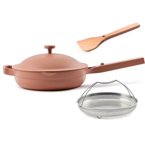 Our Place Always Pan 2.0-10.5” (2.6 Qt) Nonstick, Toxin-Free Ceramic Cookware | Patented 10-in-1 Aluminum Frying & Sauté Pan | Safe for Oven, Induction & All Cooktops up to 450°F | Spice - Image 1