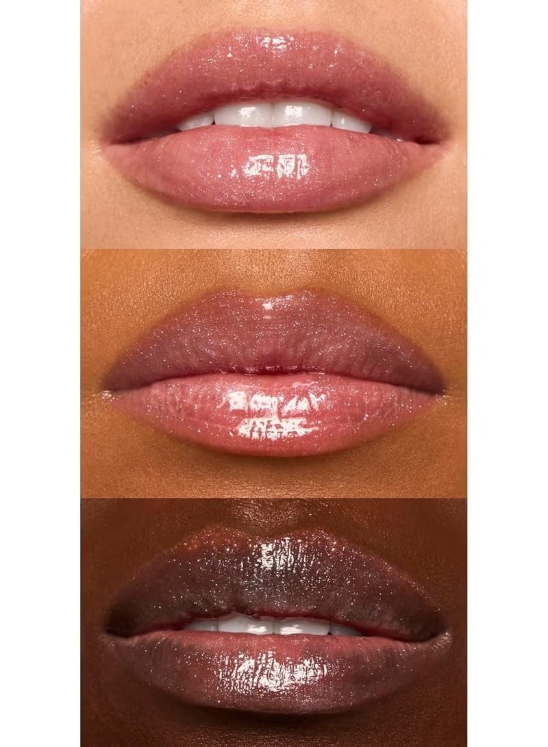 إلف زيت الشفاه المنعش اللامع، زيت شفاه ملون مغذي لإطلالة فائقة اللمعان، غني بزيت الجوجوبا، نباتي ولم يُختبر على الحيوانات، بنكهة الحلوى - Image 3