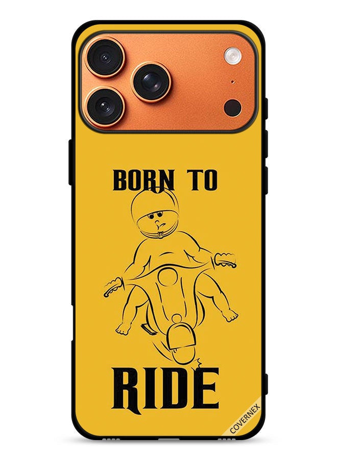 Covernex Apple iPhone 17 Pro Max Protective Case Cover Born To Ride - Image 1