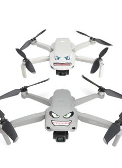 Y&D 8 Styles 1 Set of Expression Sticker Drone Decal Facial Skin Compatible with DJI Mavic 3 / Mini Pro 2 Air 2s/ Pro/ Avoid Bird Collision  - Image 4
