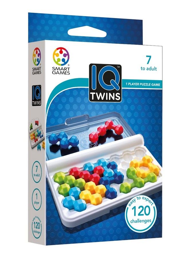 SmartGames لعبة السفر Iq Twins مع 120 تحديًا للأعمار من 7 سنوات إلى 15 عامًا - Image 3