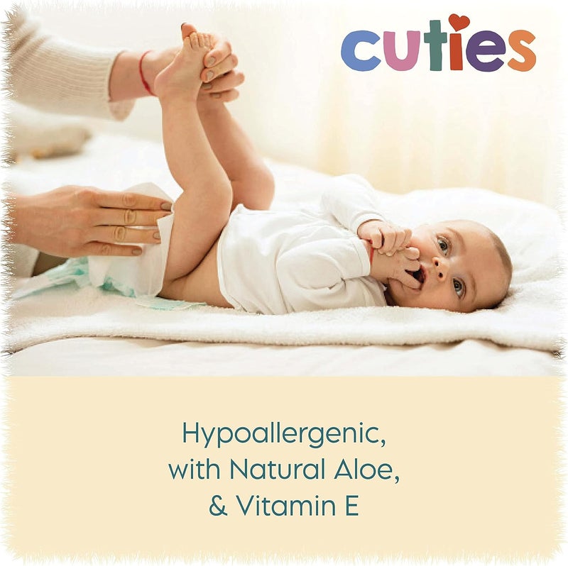 Cuties Baby Wipes  Unscented  Hypoallergenic  12 SoftPacks  864 Total Wipes - Image 4