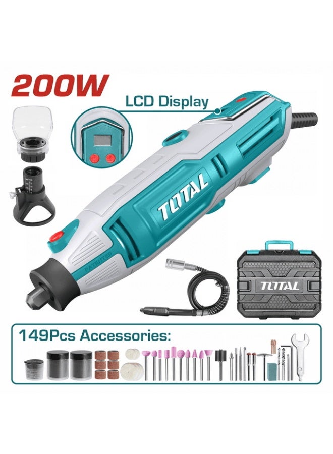 توتال TG2006 مينى كرافت ديجيتال سرعات 2000 وات 149 قطعة من توتال