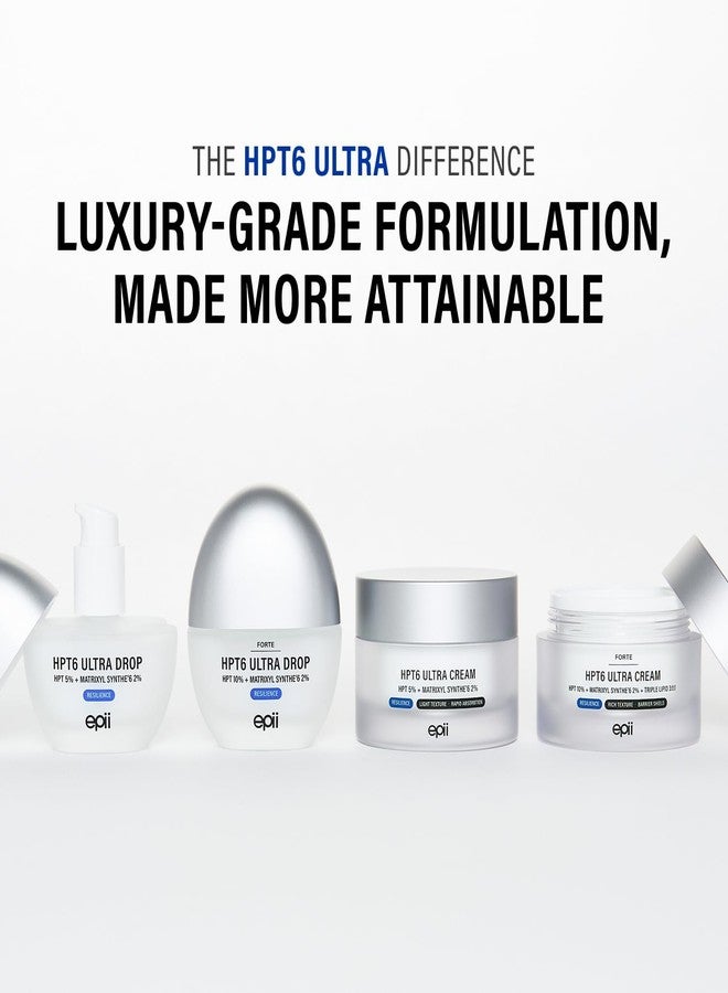 epii HPT6 Ultra Cream 5% - Firming Face Moisturizer with 5% HPT Complex & 2% Matrixyl Synthe'6 - Plumping Anti Aging Cream for Loss of Firmness, Hollow-Looking Skin & Deep Hydration, 50mL - Image 5