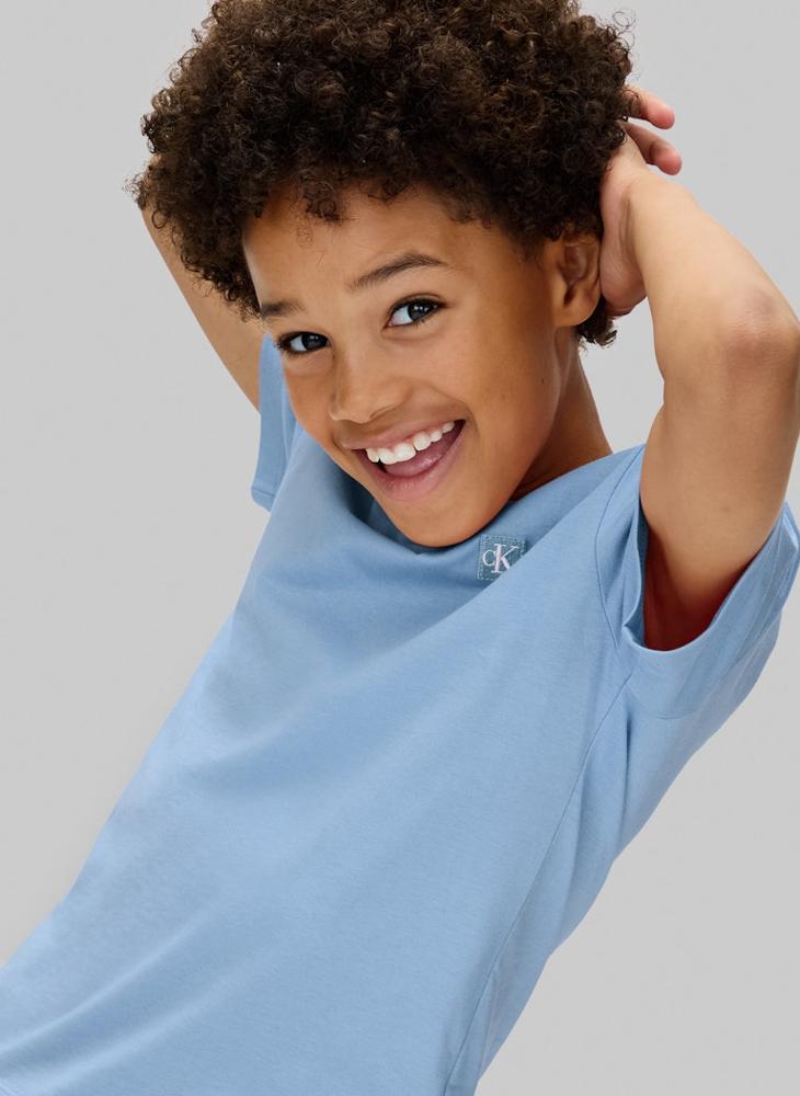 Calvin Klein Jeans Kids Logo Crew Neck T-Shirt - Image 3