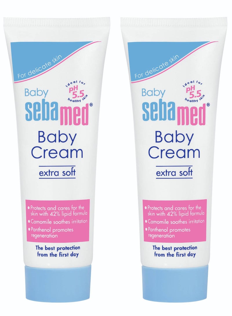 Sebamed Pack Of 2 Sebamed Baby Cream Extra Soft 50ml - Image 1