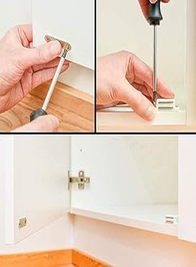 Nixnine Door Catcher/Door Magnet for Cabinet Cupboard Wardrobe Kitchen Bathroom Office/Door Closer Magnet/Size No : 3, 55x29mm (Brown)- Pack of 6 - Image 4