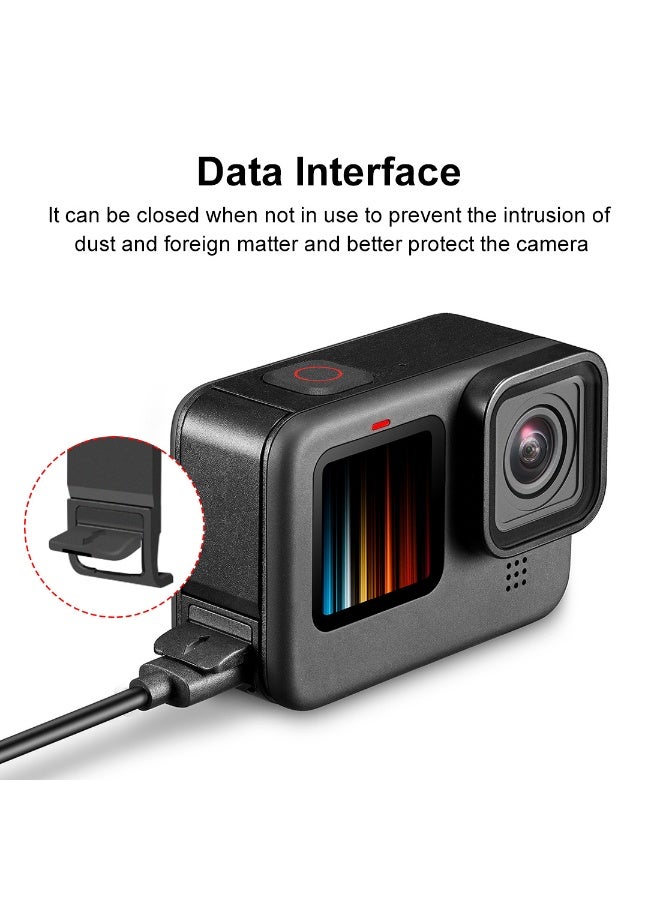 بولوز غطاء جانبي لبطارية الكاميرا مصنوع من بلاستيك POM من PULUZ مناسب لـ GoPro HERO10 Black / HERO9 Black - Image 2