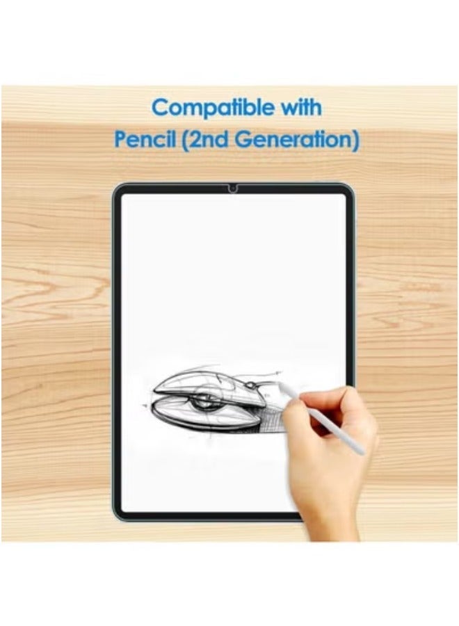 واقي شاشة لايباد اير 4, ايباد اير 5 (10.9 انش، طراز 2020, 2022الجيل الرابع/الجيل الخامس)، مصنوع من الزجاج المقسى- شفاف - Image 3