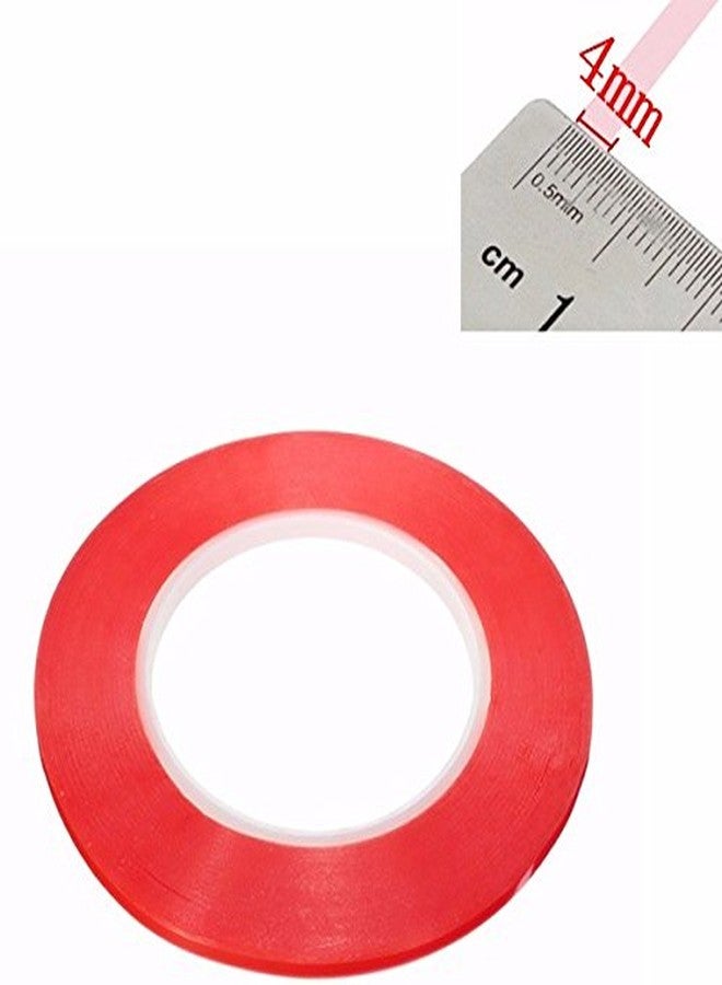 Teflon 4 mm Width Strong Acrylic Adhesive Clear Double Sided Tape For Multipurpose. Length: 25 Meters - Image 3