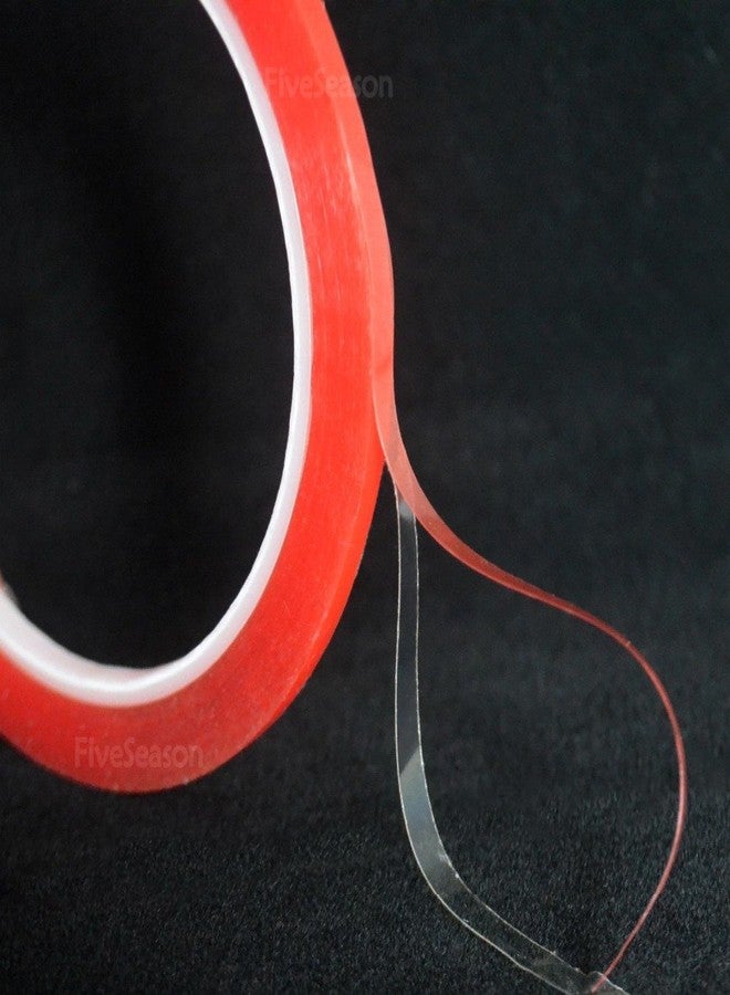 Teflon 4 mm Width Strong Acrylic Adhesive Clear Double Sided Tape For Multipurpose. Length: 25 Meters - Image 5