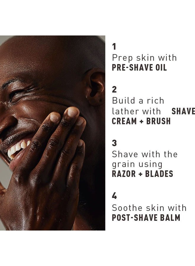 Bevel Shaving Kit for Men, Includes Safety Razor with 40 Replacement Blades, Luxury Shaving Brush, Pre Shave Oil, Shave Cream and Post Shave Balm (Packaging May Vary) - Image 4