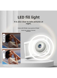 Generic CCD Campus Small Camera 4800W Flash Front And Back Double Ultra-high Definition 4K Children's Camera Toy-Body Color: Lanyard Screen Protector ]  - Image 5