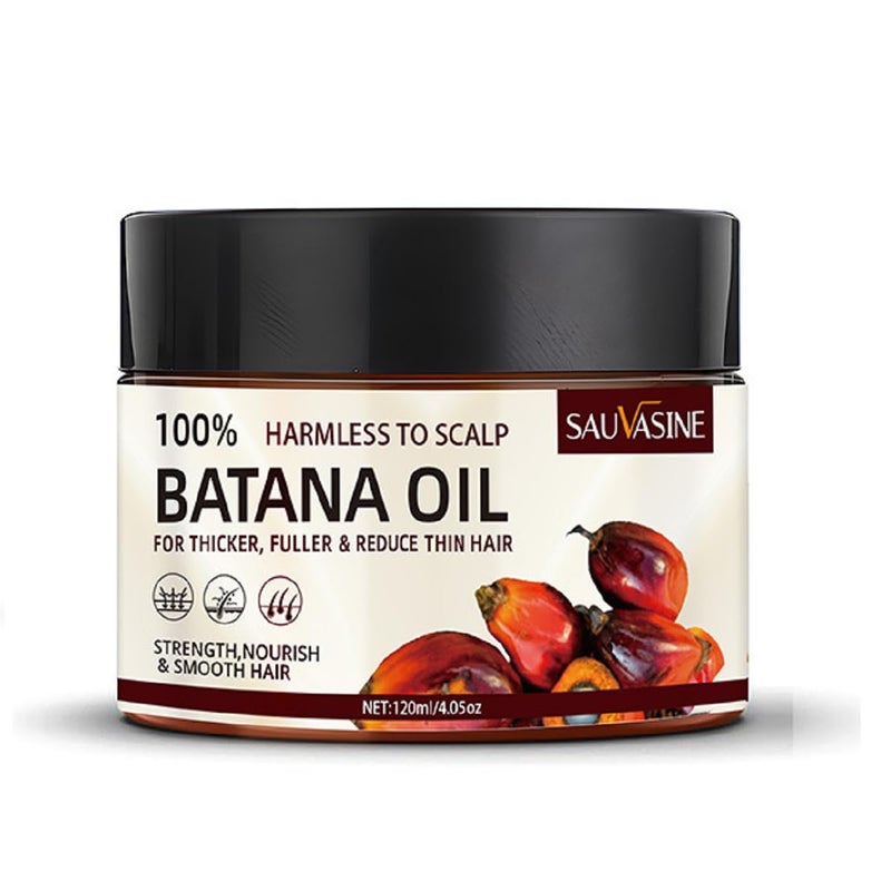 SAUVASINE nvyue Raw Batana Oil for Hair Growth,Natural,Pure,Unrefined and Organic Dr. Sebi Batana Oil from Honduras,Repair Hair Split End for Men & Women(120ML) - Image 1