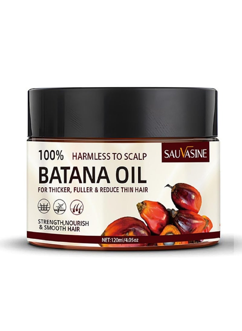 SAUVASINE - Raw Batana Oil for Hair Growth,Natural,Pure,Unrefined and Organic Dr. Sebi Batana Oil from Honduras,Repair Hair Split End for Men & Women(120ML) - Image 1