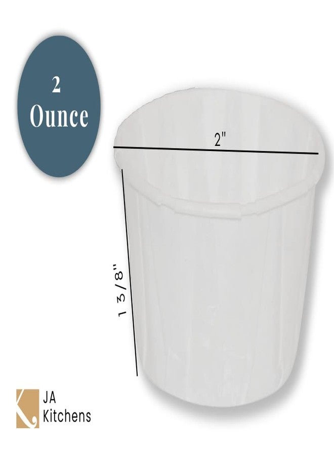 JA Kitchens Set of 500 2 oz, Paper Souffle Portion Cups - Image 2