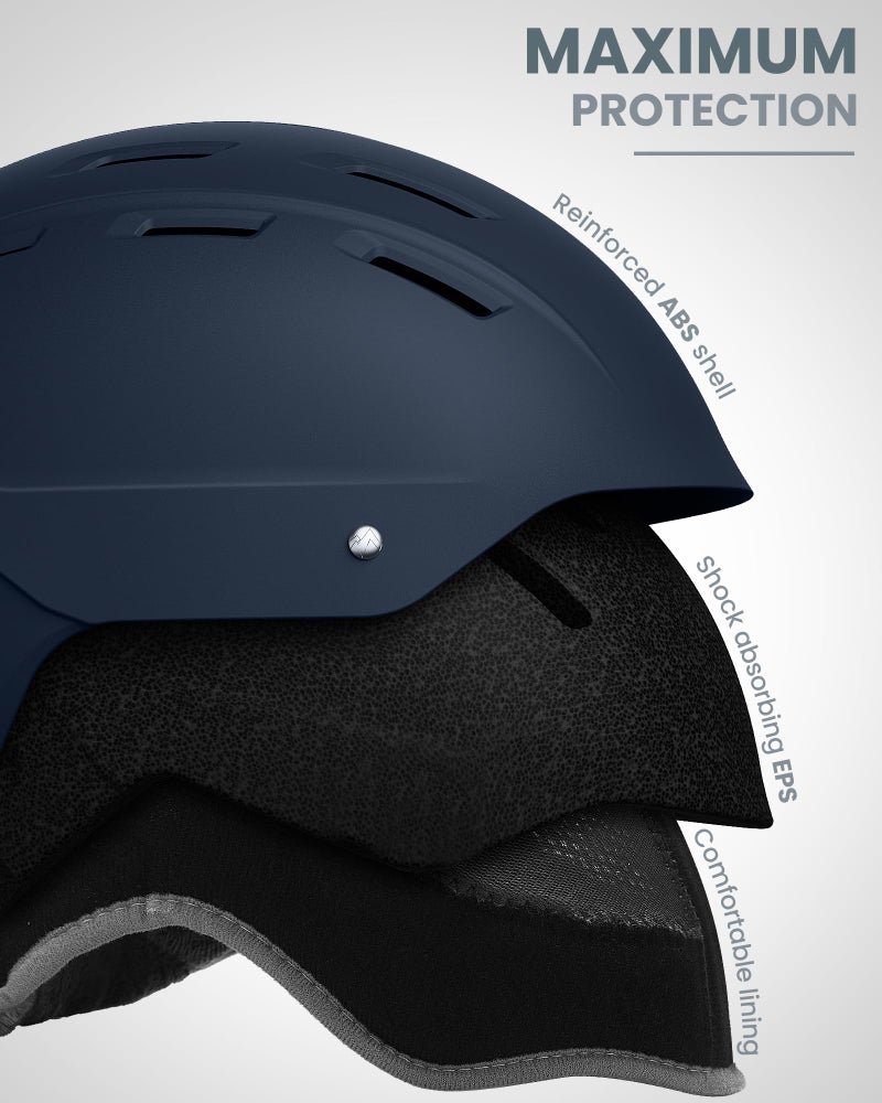OutdoorMaster Kelvin II Ski Helmet - Snow Sport Helmet Snowboard Helmet for Men Women & Youth - Image 2