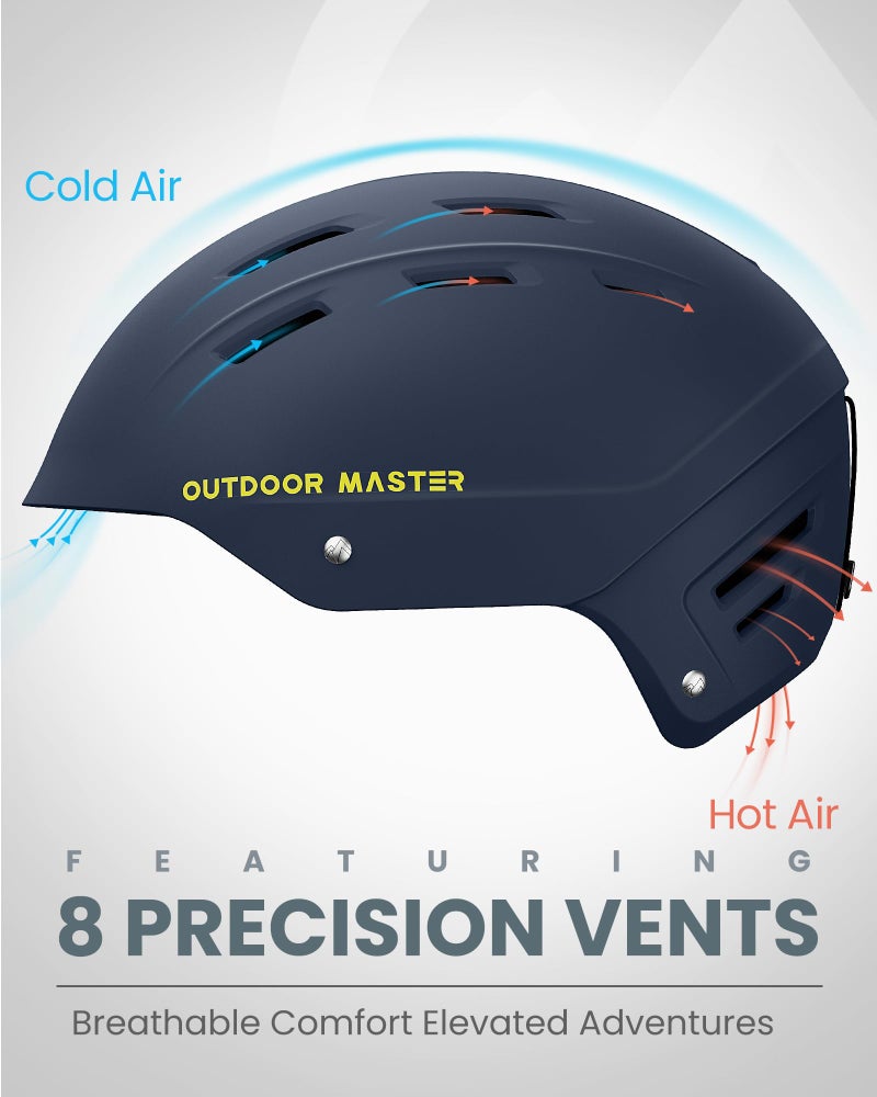 OutdoorMaster Kelvin II Ski Helmet - Snow Sport Helmet Snowboard Helmet for Men Women & Youth - Image 4