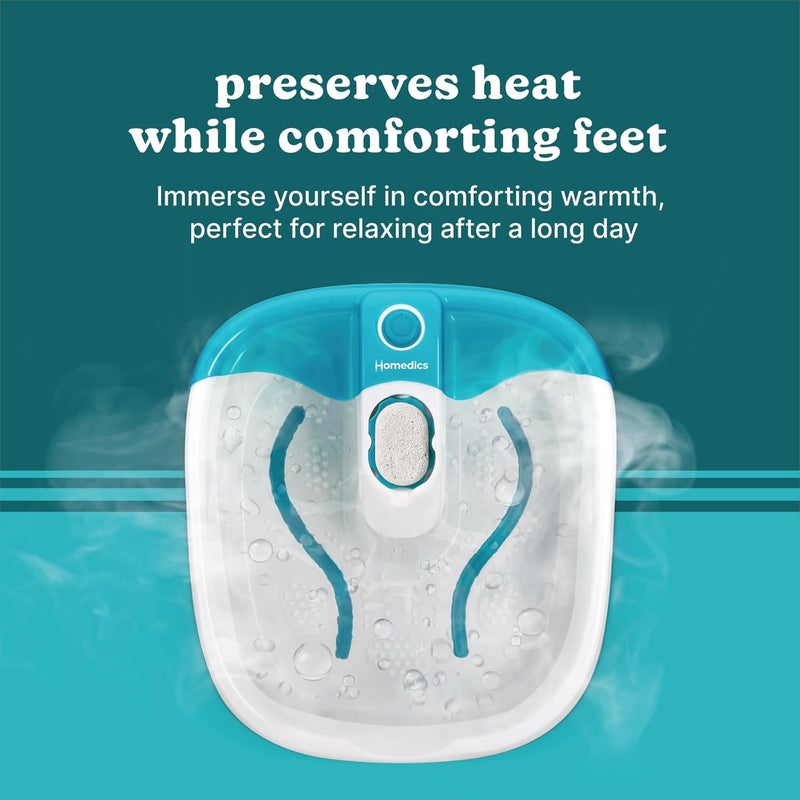 HoMedics حمام القدم هوميدكس FB-55 بابل ميت مع تحكم باللمس وإسفنجة قابلة للإزالة - Image 5